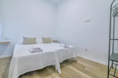 Cama o camas de una habitación en Apto Gran Capitán Center I - Parking