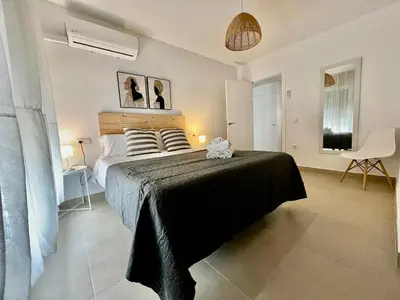 Cama o camas de una habitación en 9742 Apartamento Corte Inglés
