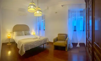 Cama o camas de una habitación en Casa Deanes 3