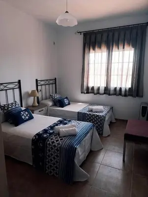 Cama o camas de una habitación en Villa los Solares