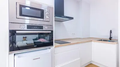 Una cocina o zona de cocina en Apartamentos La Muralla de Córdoba