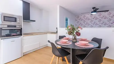 Una cocina o zona de cocina en Apartamentos La Muralla de Córdoba