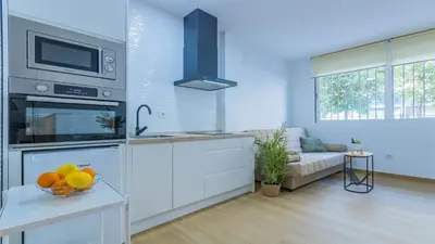 Una cocina o zona de cocina en Apartamentos La Muralla de Córdoba