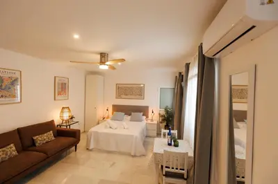 Cama o camas de una habitación en El ático de Osario 5 con terraza - Great location