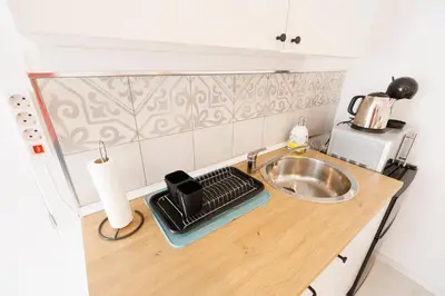 Una cocina o zona de cocina en El ático de Osario 5 con terraza - Great location