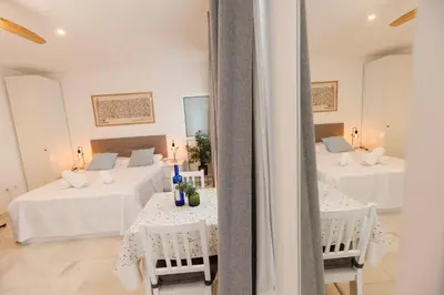 Cama o camas de una habitación en El ático de Osario 5 con terraza - Great location