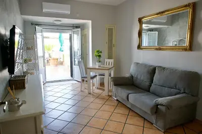 Zona de estar de Apartamento turísticos ilusiones 1