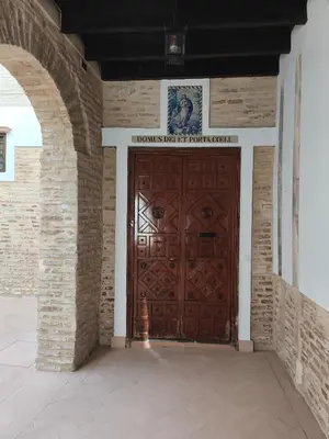 Fachada o entrada de Hospedería Monasterio de San Leandro