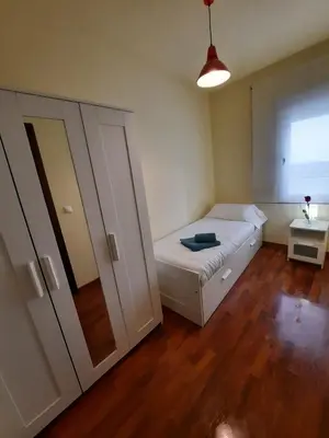 Cama o camas de una habitación en Turística Cervantes