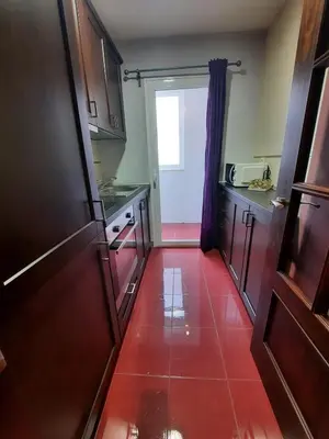 Una cocina o zona de cocina en Turística Cervantes 1