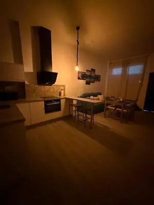 Una cocina o zona de cocina en Apartamentos Álamo