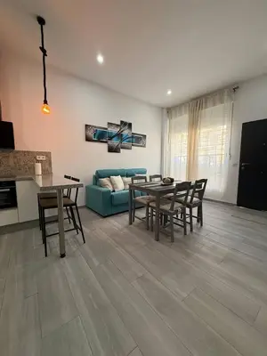Zona de estar de Apartamentos Álamo