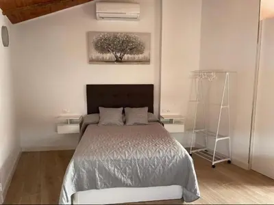 Cama o camas de una habitación en Apartamento Isabel