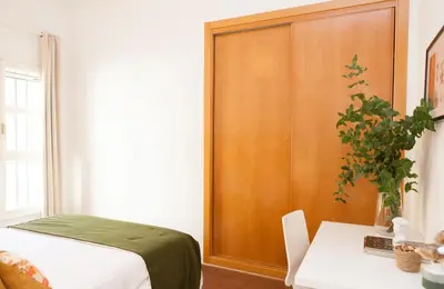Cama o camas de una habitación en Ibarra Premium Apartment