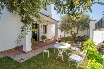 Jardín al aire libre en Casa rural Pozo Viejo