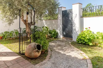Jardín al aire libre en Casa rural Pozo Viejo