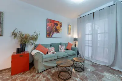 Zona de estar de Apartamento con Parking El Patio de La Muralla