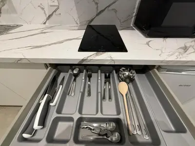 Una cocina o zona de cocina en Edificio Cervantes