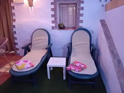Zona de estar de Villa Poemas
