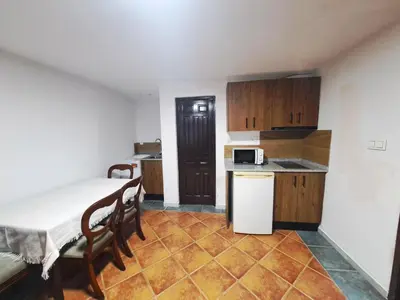 Una cocina o zona de cocina en Casa cubo