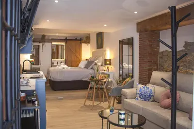 Cama o camas de una habitación en Roca Loft Maruja