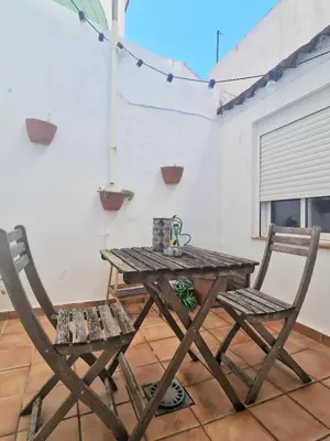 Un patio o zona al aire libre en Nice 2-bedroom apartment in downtown Seville Dionisio