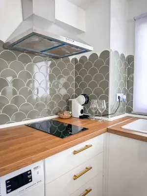 Una cocina o zona de cocina en Loft Deluxe Torre del Pan