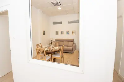 Zona de estar de El Templete Suite 1