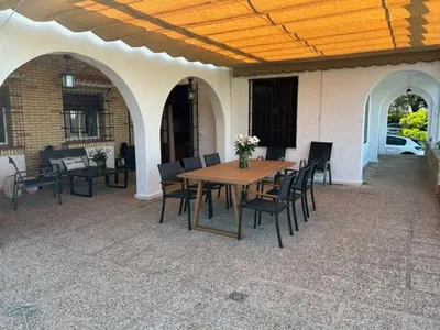 Un patio o zona al aire libre en Quinta La Zarza
