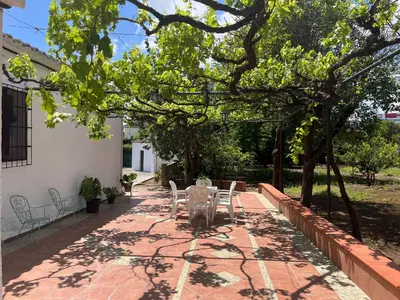 Jardín al aire libre en Quinta La Zarza