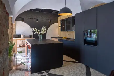 Una cocina o zona de cocina en Casa Rural La Botica de la Tía Paqui