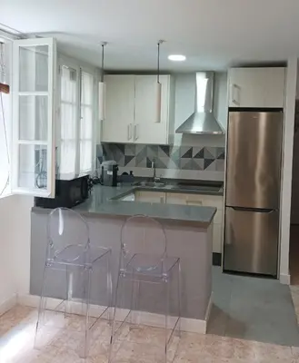 Una cocina o zona de cocina en Apartamento Centro - La Pólvora