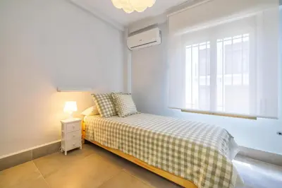 Cama o camas de una habitación en El Respiro Cordobés & Centro & Parking Incluido