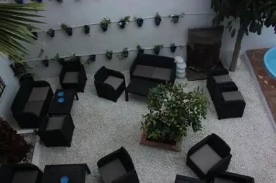 Zona de estar de CASA PATIO LAS PALMERAs 3 y 4