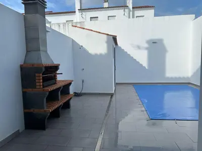 Piscina en o cerca de Casa Rural Castillo de Alanis