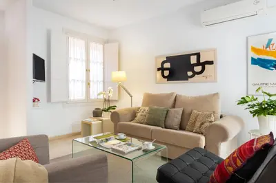 Zona de estar de Genteel Home Conde de Ibarra