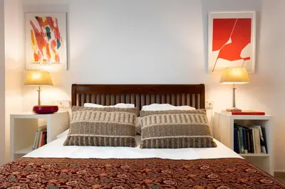 Cama o camas de una habitación en Genteel Home Conde de Ibarra