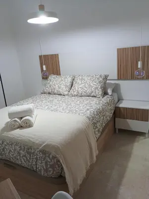 Cama o camas de una habitación en Casa Clari