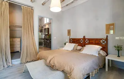 Cama o camas de una habitación en Beautiful Home In Baeza