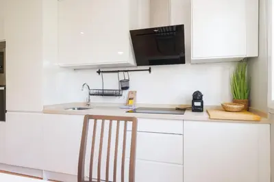 Una cocina o zona de cocina en Apartment with views -Santa Isabel Square- 2Bd1Bth