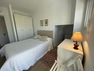 Cama o camas de una habitación en Mirador al puente del río Genil