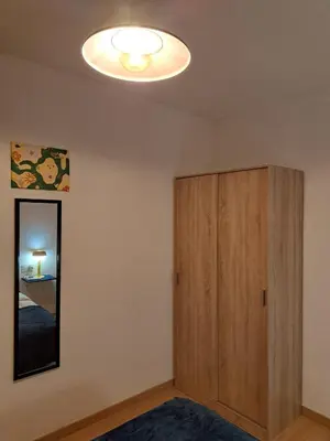 Cama o camas de una habitación en Estudio céntrico a 10 min de la Catedral