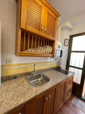 Una cocina o zona de cocina en Juanita La Larga