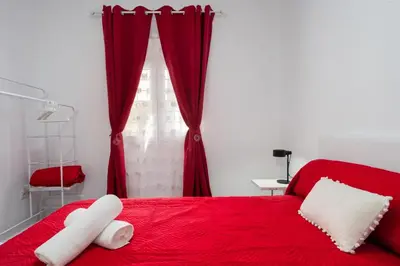 Cama o camas de una habitación en Resort Circuito Sevilla