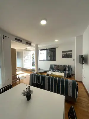 Zona de estar de Apartamento con Terraza Privada