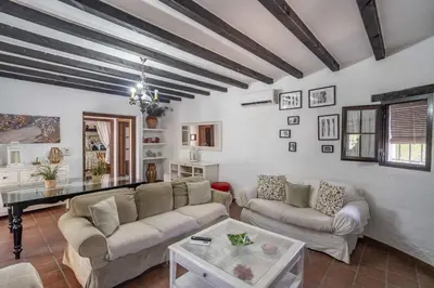 Zona de estar de Casa Rural Carula