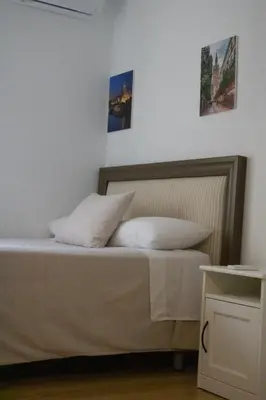 Cama o camas de una habitación en habitacion acogedora con limpieza incluida- buena conexion