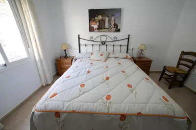 Cama o camas de una habitación en El Parador de Carmencita
