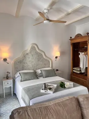 Cama o camas de una habitación en Loft Balcones de la Judería