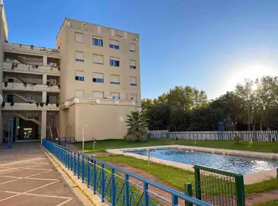 Piscina en o cerca de Precioso estudio con parking